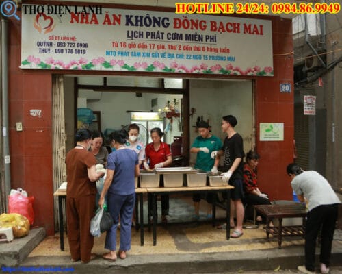 Danh sách các quán cơm từ thiện và cơm giá rẻ quanh Bệnh viện Bạch Mai