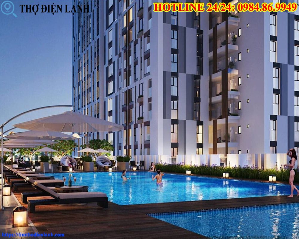 Hồ bơi chung cư Centana Thủ Thiêm