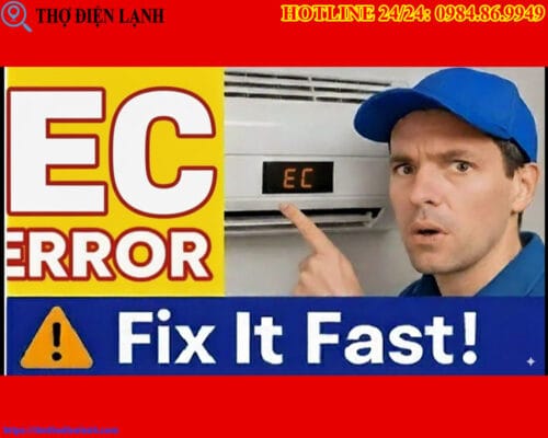 Lỗi EC điều hòa Electrolux