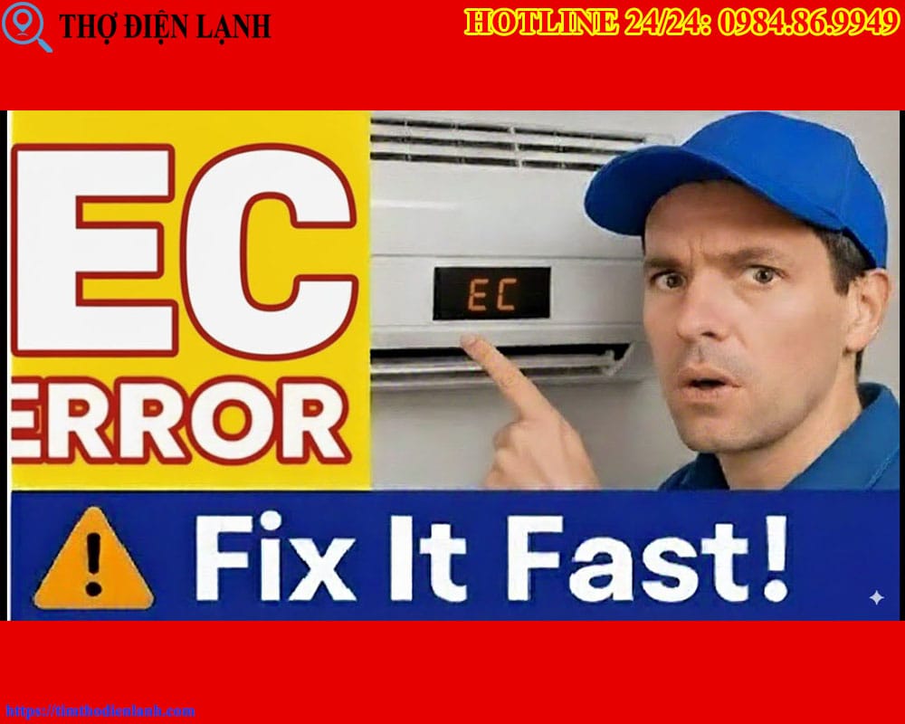 Lỗi EC điều hòa Electrolux