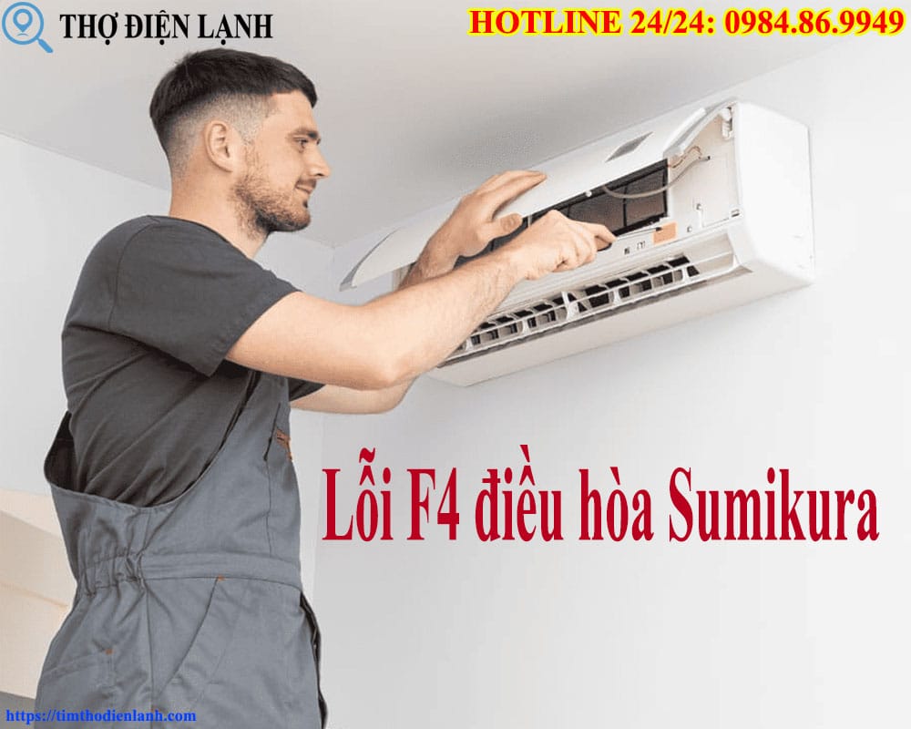 Lỗi F4 điều hòa Sumikura