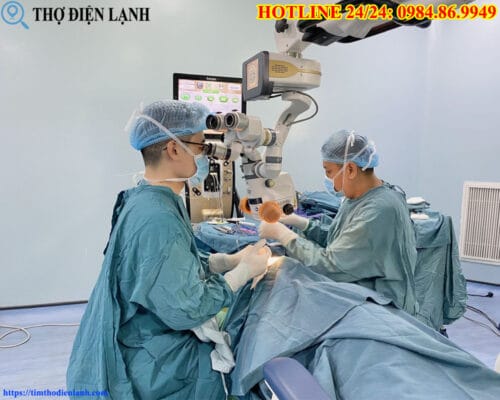 Mổ cườm khô bằng phương pháp Phaco