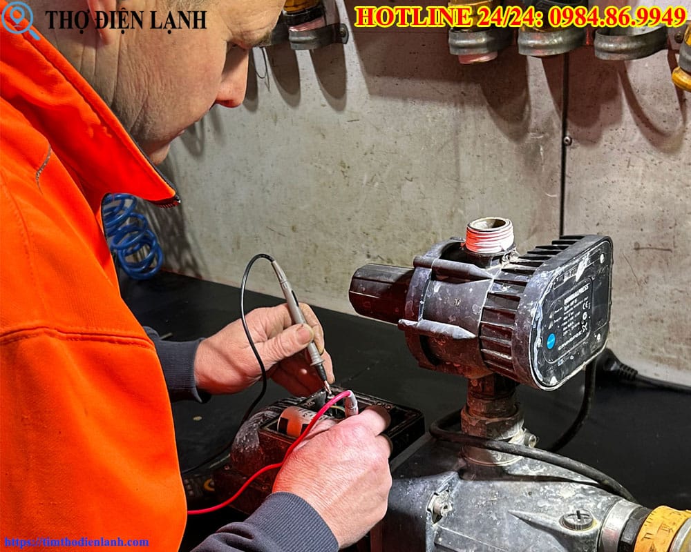 Sửa Máy bơm không khởi động được