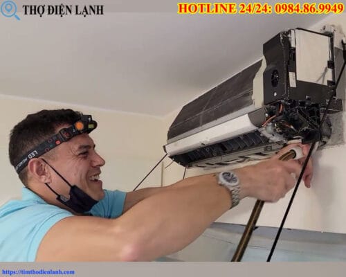 Cách thông tắc ống nước thải máy lạnh tại nhà