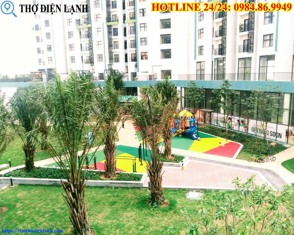 Công viên ven sông và lối đi bộ biệt lập chung cư Belleza