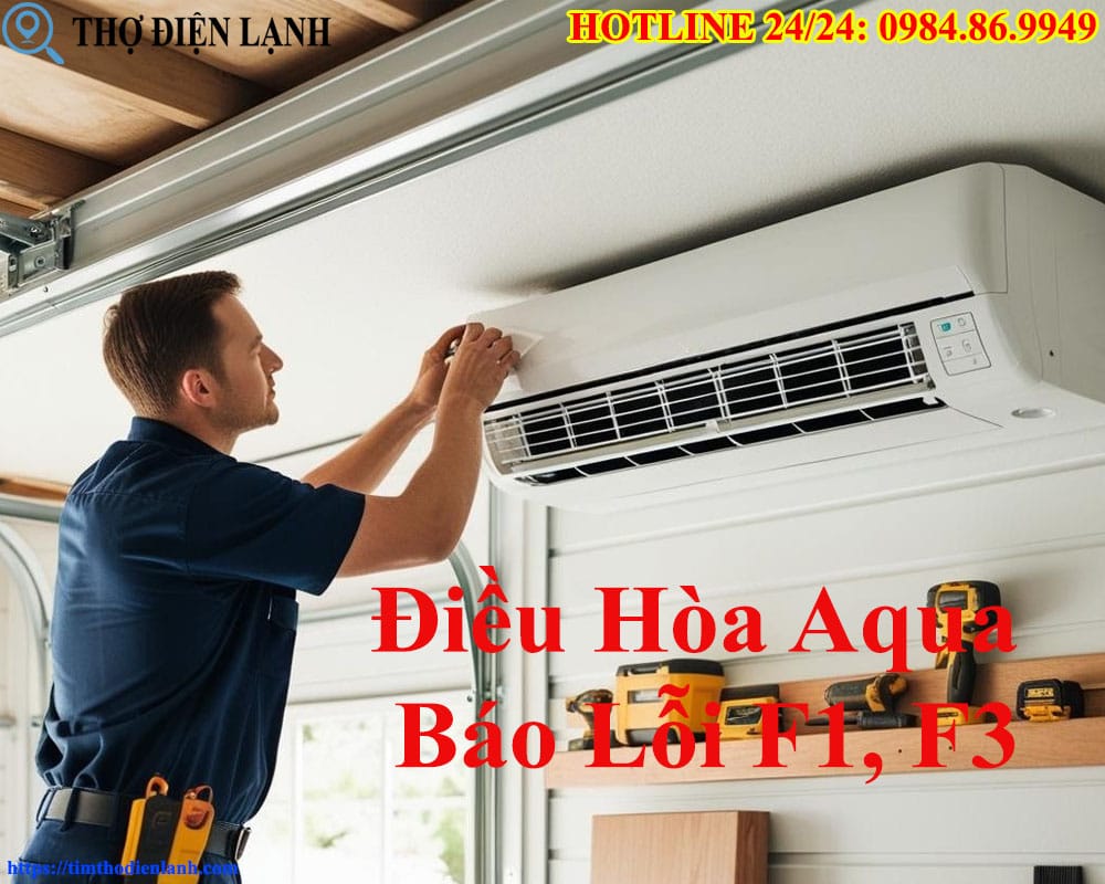 Điều Hòa Aqua Báo Lỗi F1, F3