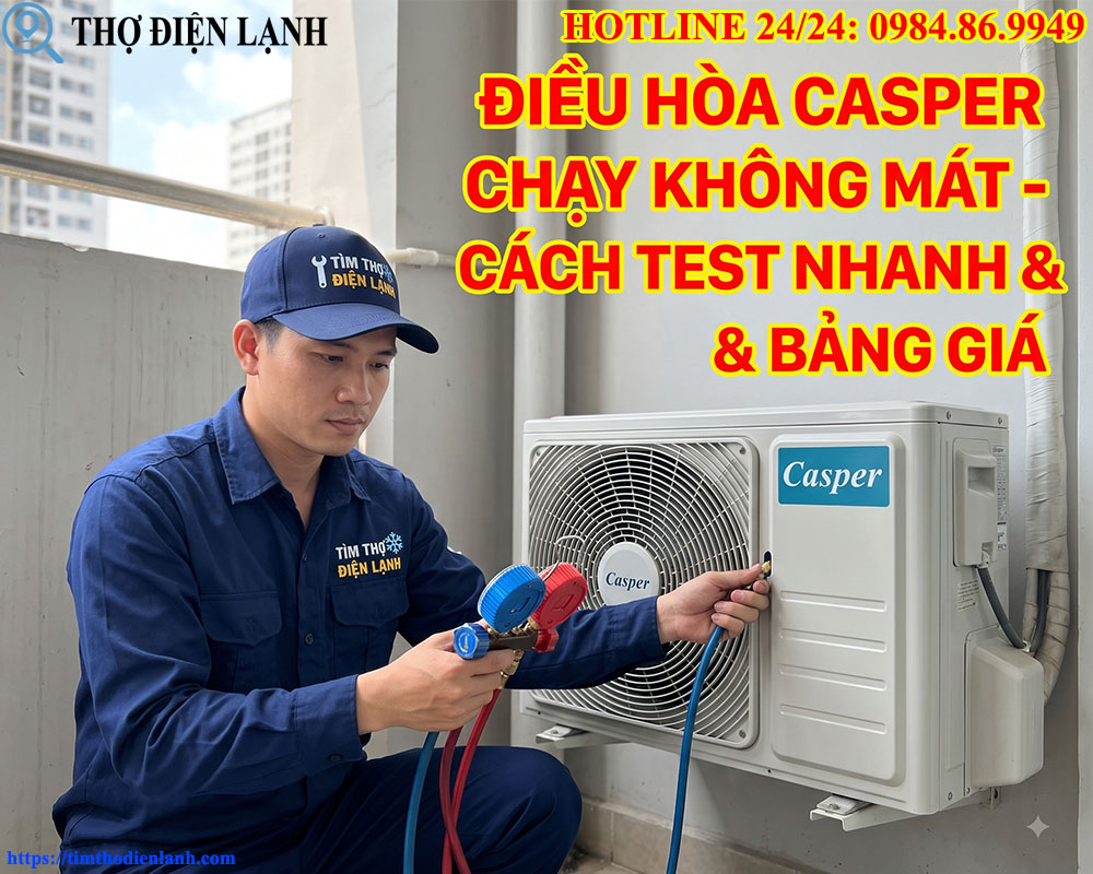 Điều Hòa Casper Không Mát Nhưng Vẫn Chạy