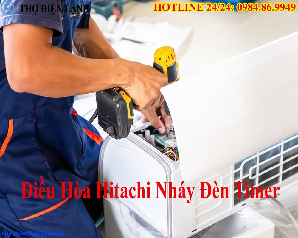 Điều Hòa Hitachi Nháy Đèn Timer