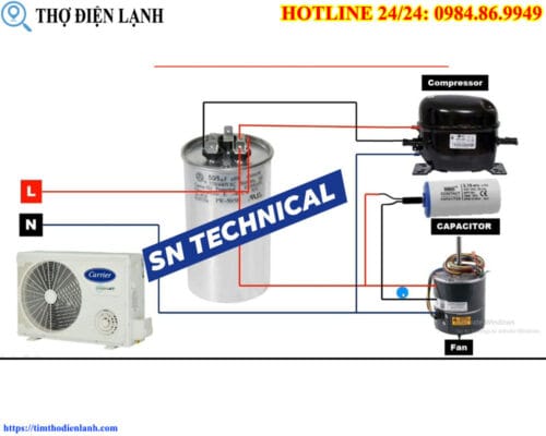 Hướng Dẫn Cách Đấu Nối Tụ Điện Máy Lạnh