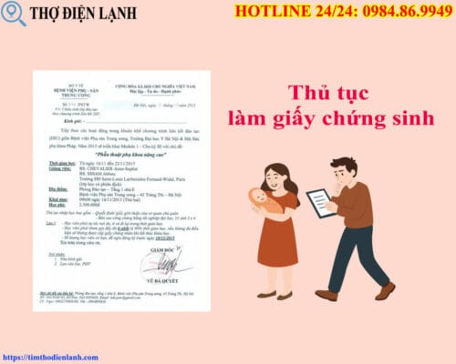 Hướng dẫn thủ tục làm giấy chứng sinh tại Bệnh viện Phụ sản Trung ương 2026
