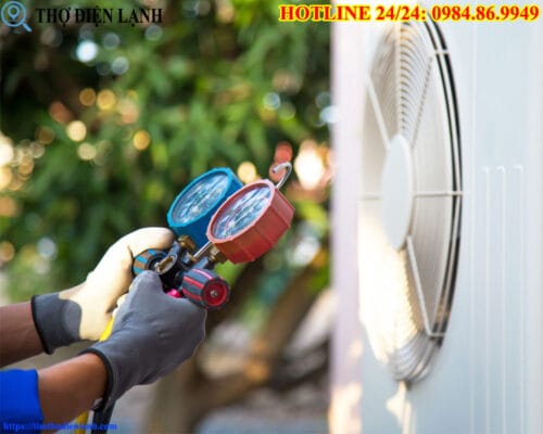 Quy trình cân định lượng gas điều hòa chuẩn quốc tế