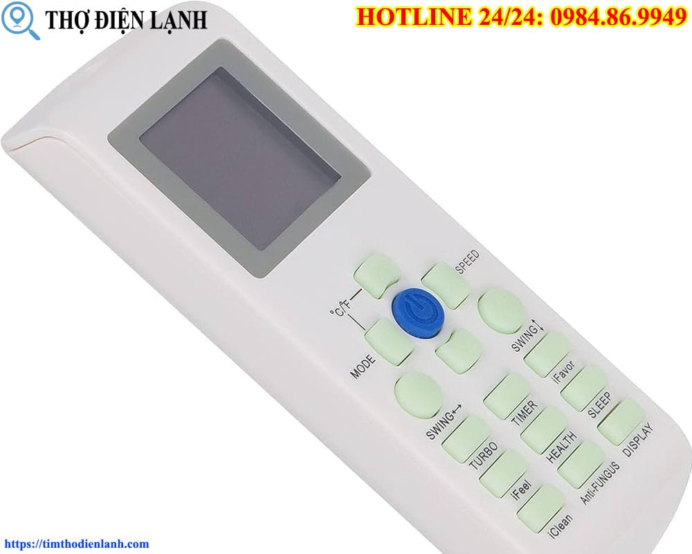 Remote Máy Lạnh York Bị Liệt Phím