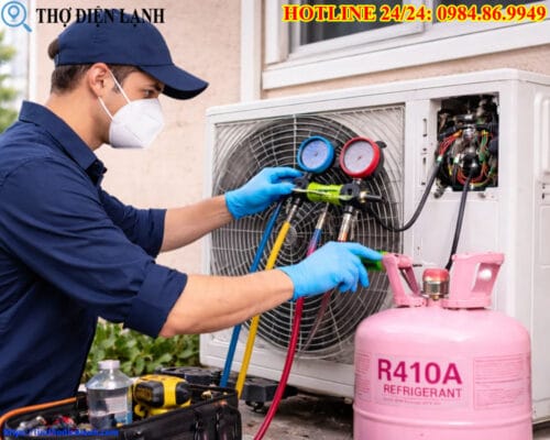 Tại sao nạp đủ gas mà máy lạnh vẫn không mát