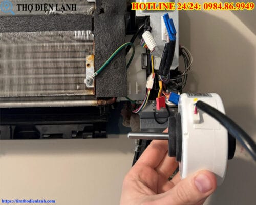 motor quạt máy lạnh bị hỏng