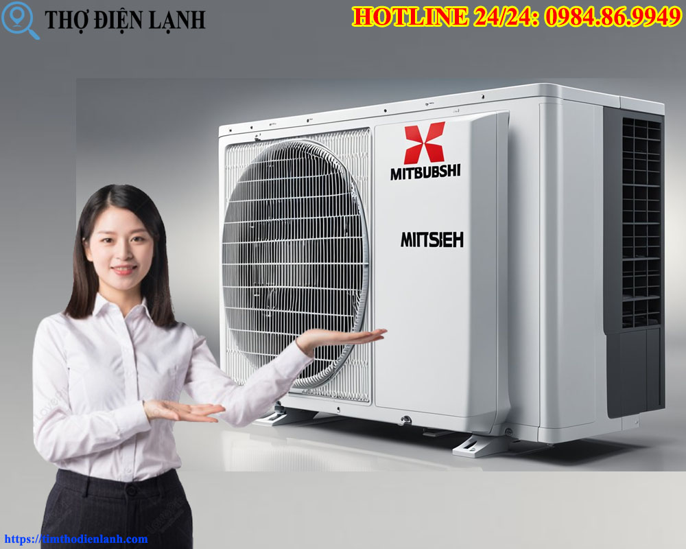 Cách Nhận Biết Điều Hòa Mitsubishi Chính Hãng Qua Dàn Nóng
