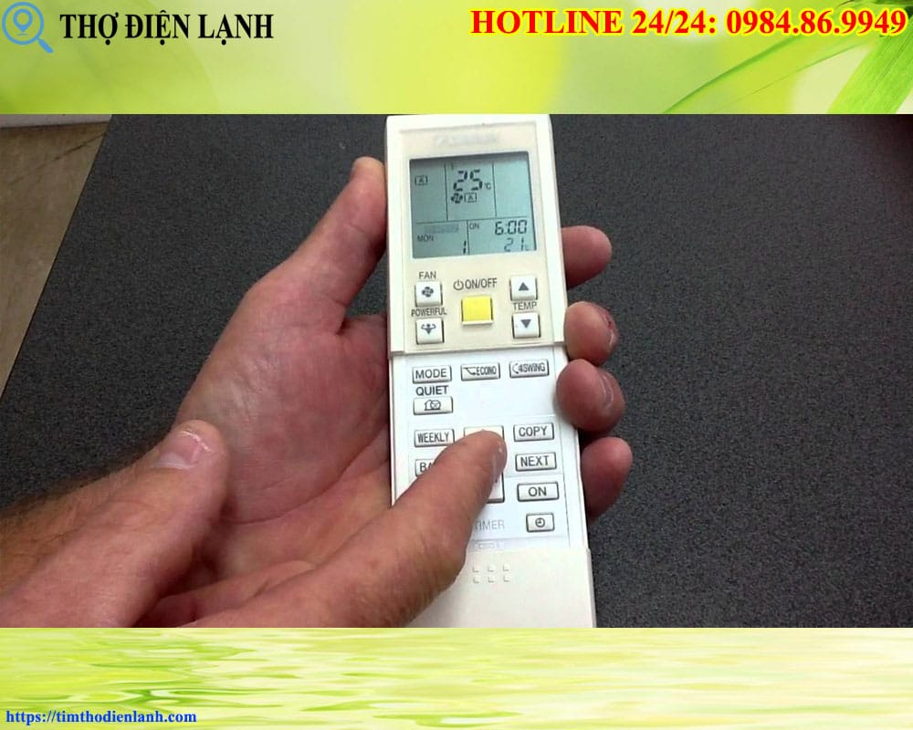 Cách chỉnh remote máy lạnh Daikin mát lạnh nhanh nhất