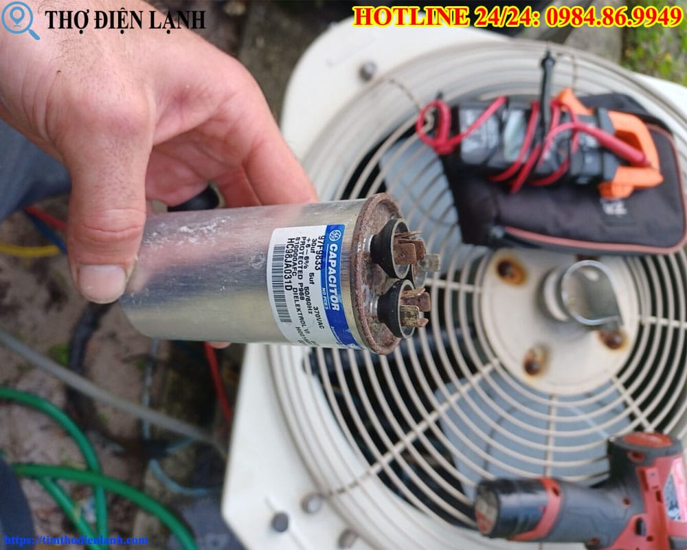 Cách thay tụ điều hòa Samsung
