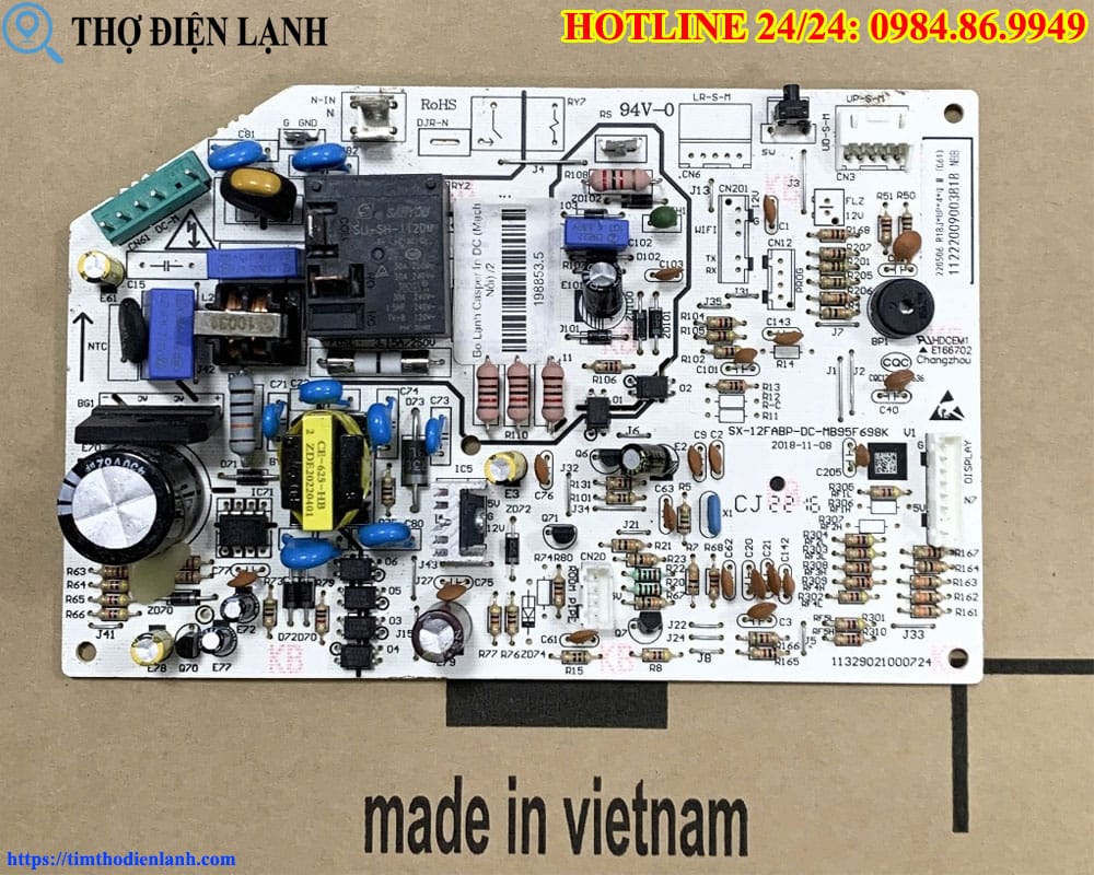 Cấu Tạo Board Mạch Máy Lạnh Casper Inverter