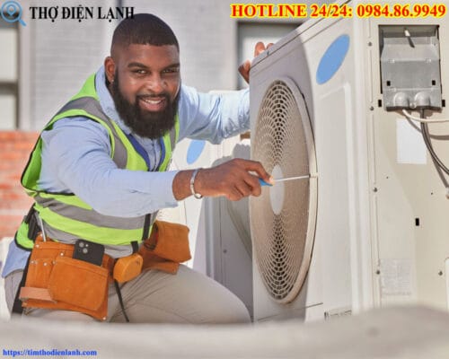 Cục nóng điều hòa Panasonic kêu to