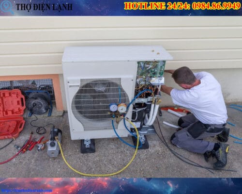 Dàn nóng máy lạnh Daikin kêu to