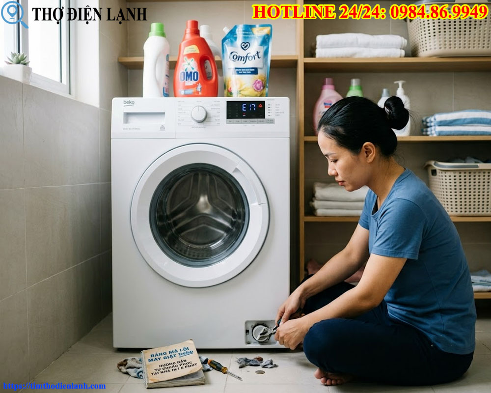 Giải Mã Toàn Bộ Bảng Mã Lỗi Máy Giặt Beko