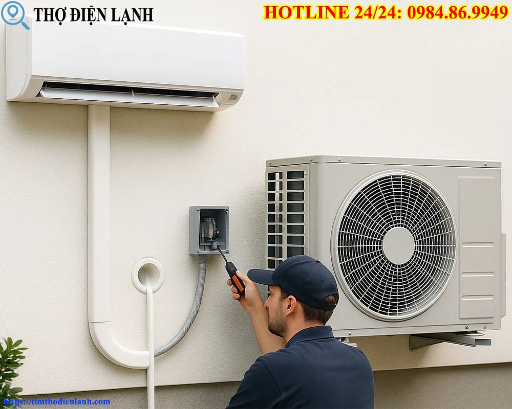 Lắp Đặt Dàn Nóng Điều Hòa Reetech