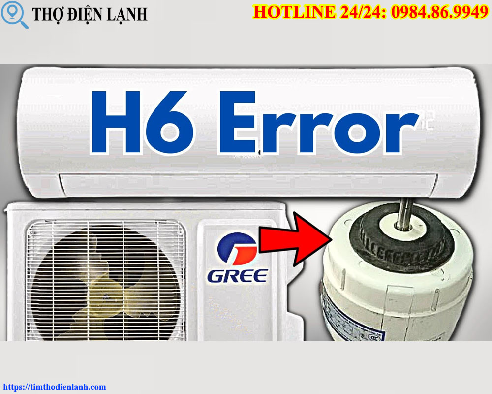 Lỗi H6 Điều Hòa Gree
