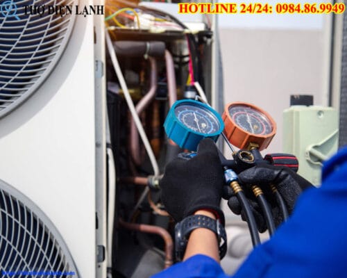 Máy lạnh mới lắp đã hết gas