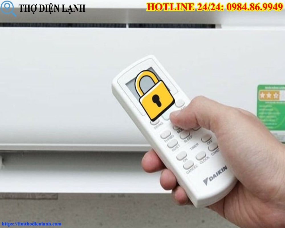 Remote điều hòa Funiki bị khóa