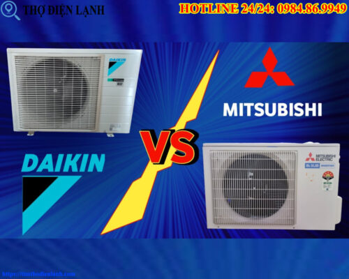 So sánh cấu tạo dàn lạnh Mitsubishi và Daikin
