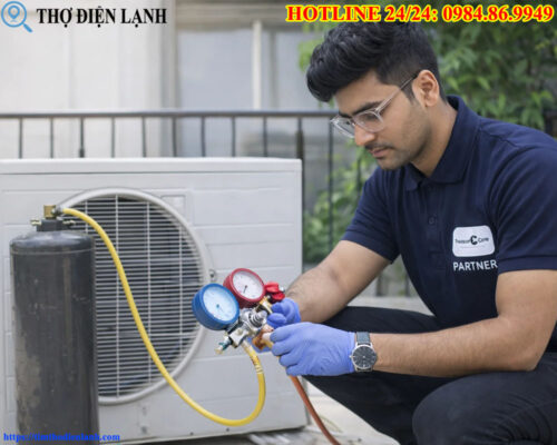 Tại sao máy lạnh vừa nạp gas xong lại chảy nước