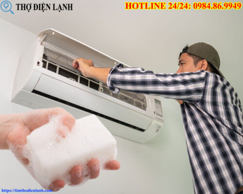 Cách Phát Hiện Lỗ Thủng Dàn Lạnh Điều Hòa Bằng Bọt Xà Phòng