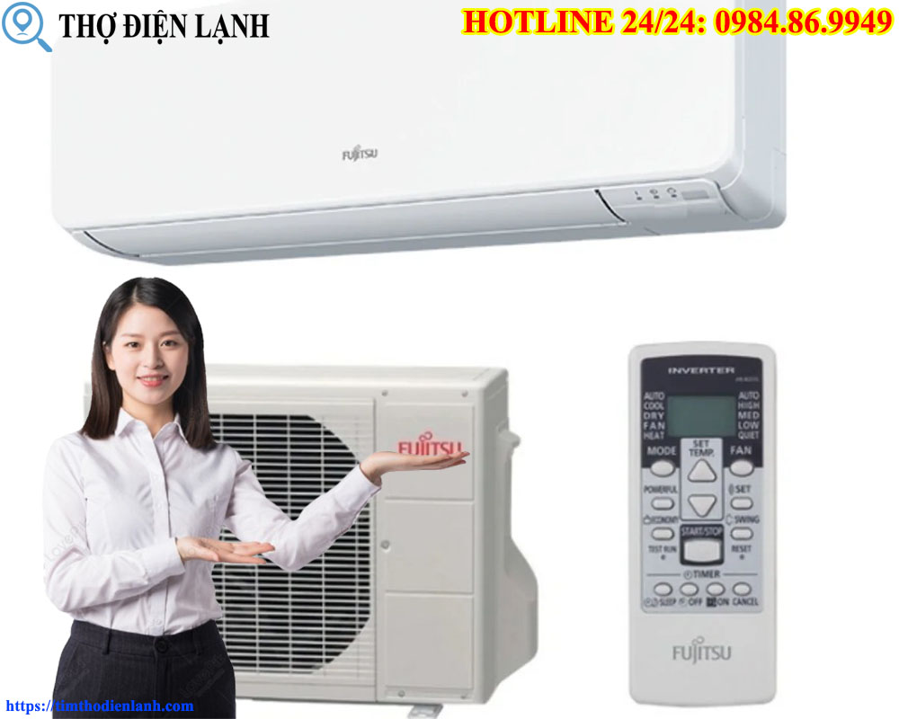 Cấu tạo chi tiết dàn lạnh Fujitsu nội địa Nhật