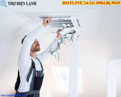 Điều Hòa Âm Trần Bị Chảy Nước