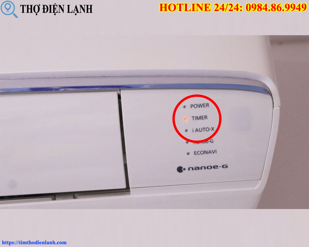 Điều Hòa Nháy Đèn Timer