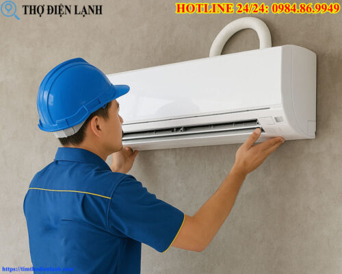Điều hòa Sharp mới lắp báo lỗi