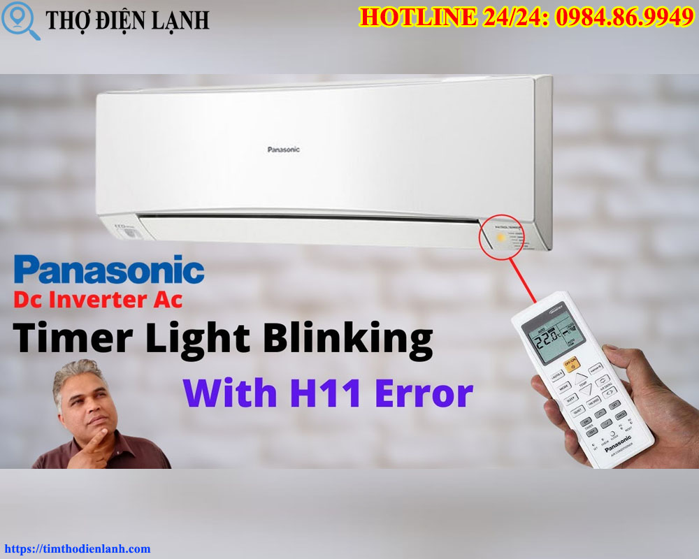 Hướng Dẫn Tự Bắt Bệnh Điều Hòa Nháy Đèn Timer Không Cần Gọi Thợ