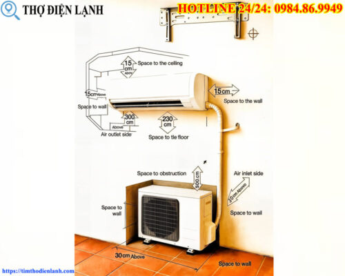 Khoảng Cách Giữa Cục Nóng Và Cục Lạnh Bao Nhiêu Mét Là Làm Mát Tốt Nhất