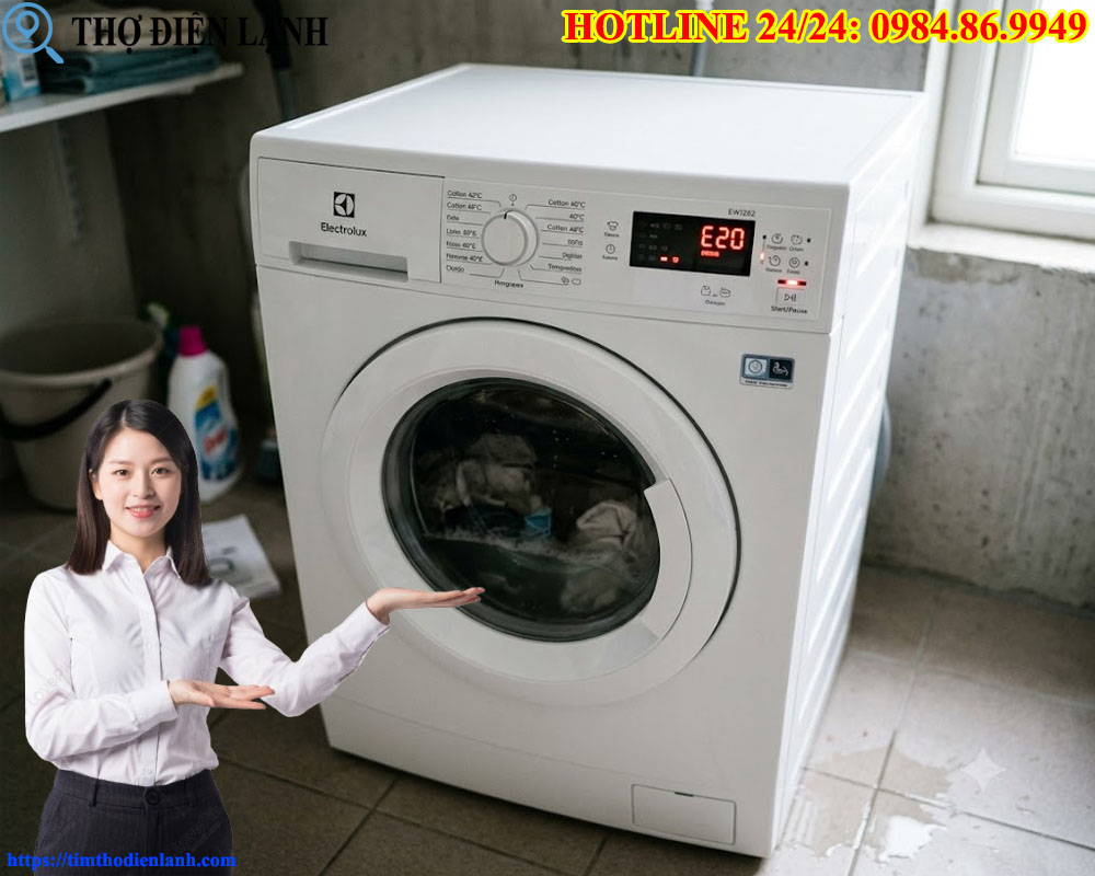 Máy Giặt Electrolux Báo Lỗi Không Xả Nước