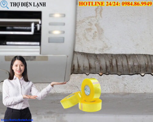 Mẹo Dùng Băng Dính Bịt Vết Rò Nước Điều Hòa