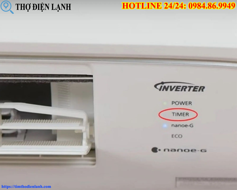 Mẹo xử lý tạm thời khi điều hòa nháy đèn timer giữa đêm hè oi bức