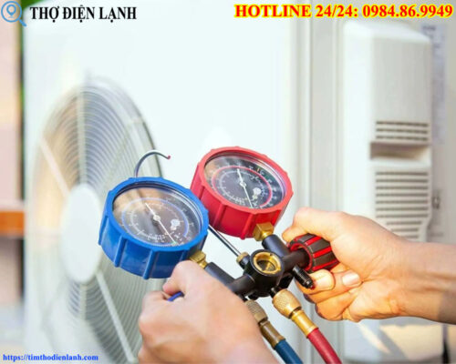 Quy trình hút chân không máy lạnh Sharp chuẩn 100%