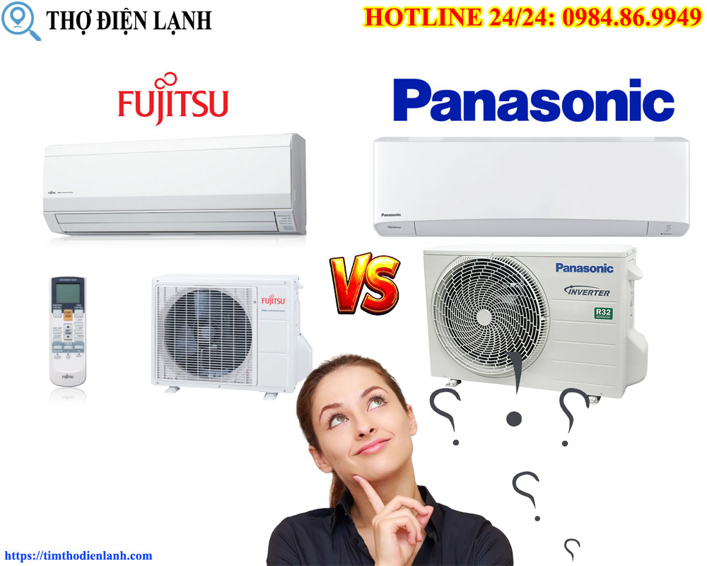 So sánh điều hòa Fujitsu và Panasonic
