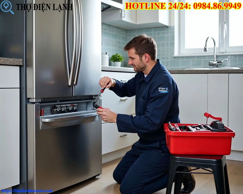 Thợ sửa tủ lạnh tại nhà giá rẻ nhất khu vực