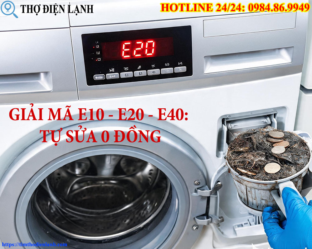 11 Mẹo tự sửa máy giặt Electrolux không vắt