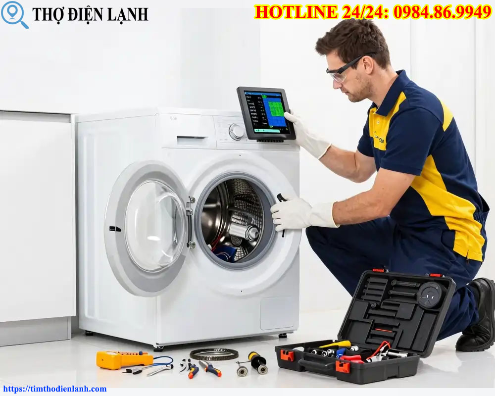 Khắc phục tình trạng máy giặt Aqua không vắt