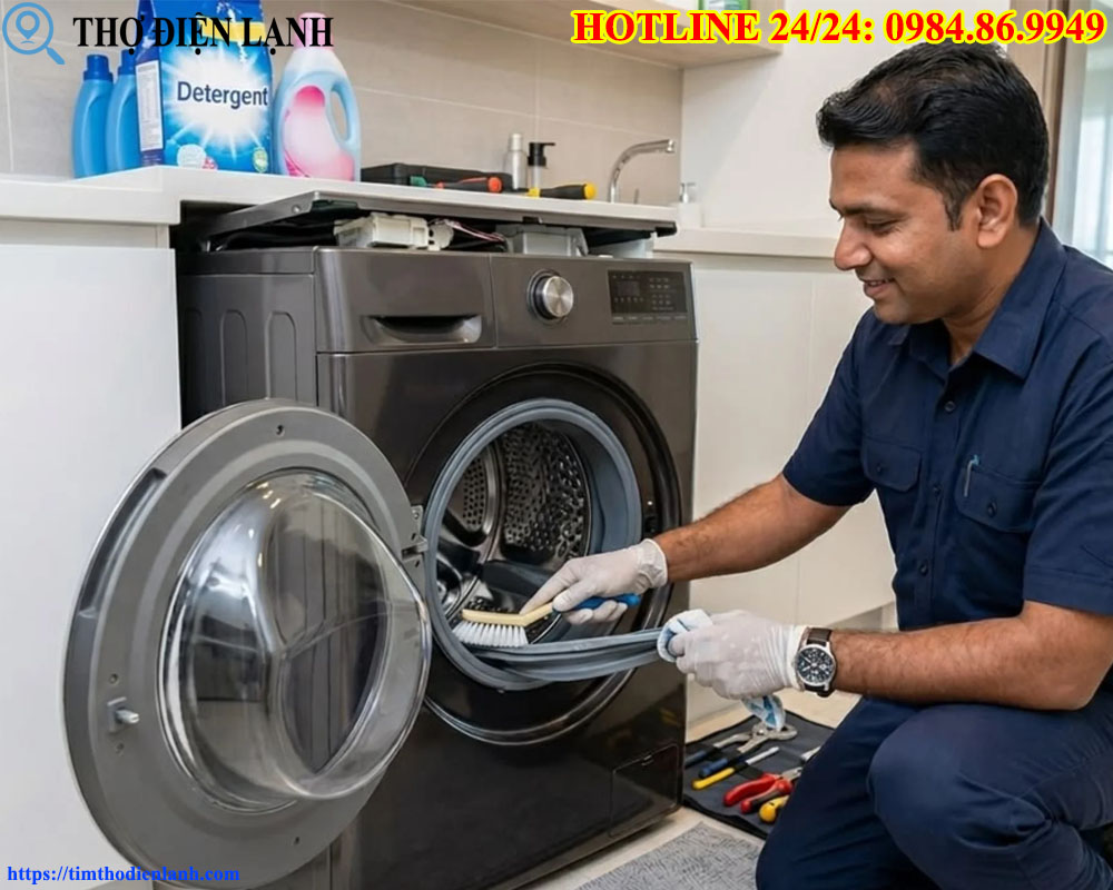 Khắc phục tình trạng máy giặt Electrolux không vắt