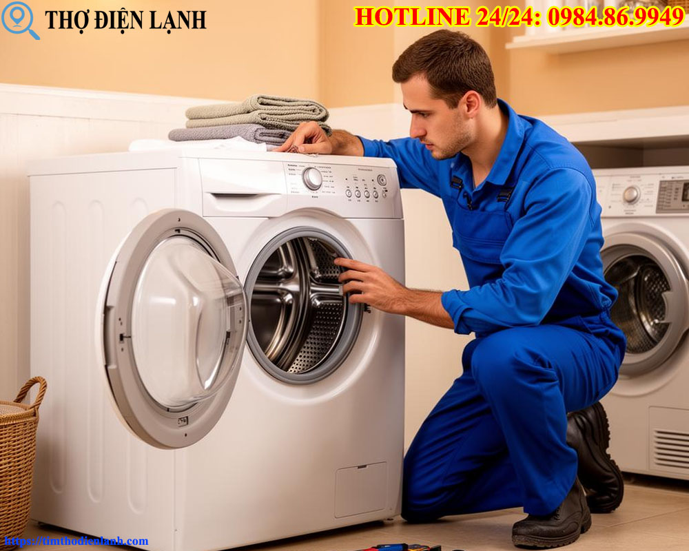 Máy giặt LG không đóng được cửa