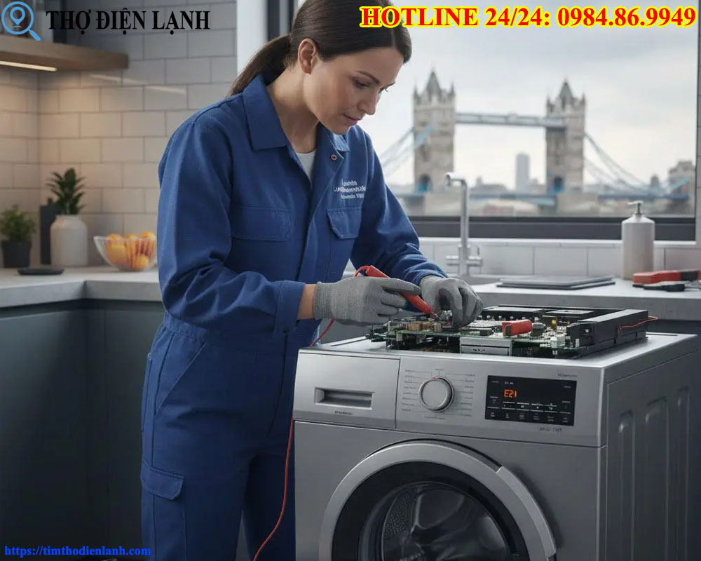 Máy giặt Panasonic không đóng được cửa