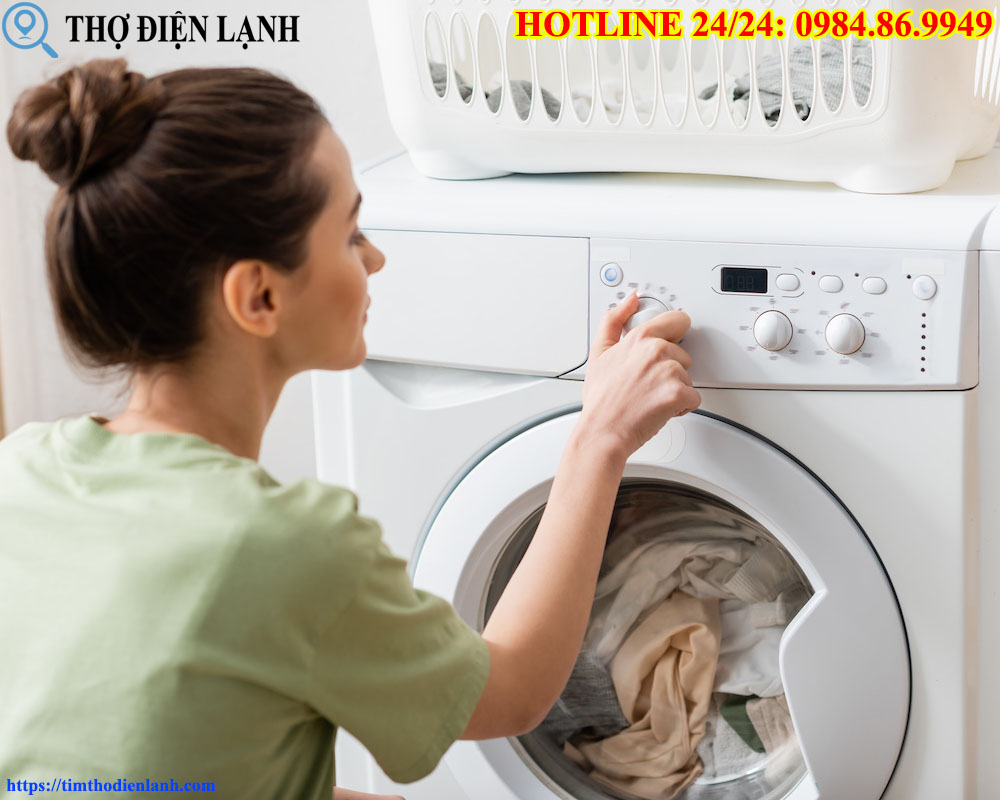 Máy giặt không đóng được cửa